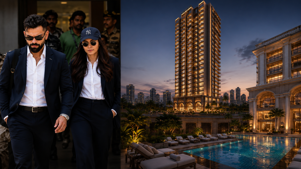 Virat Kohli and Anushka Sharma reportedly purchase a luxury apartment in Mumbai's Versova